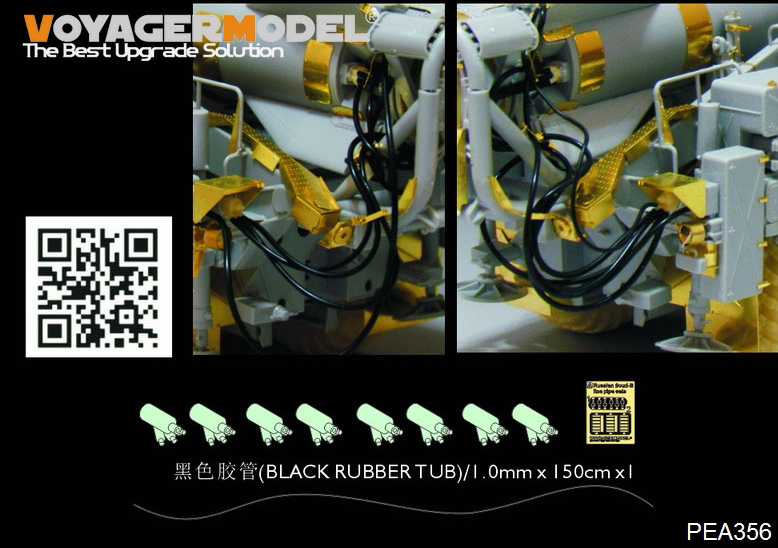 Ensembles de tuyaux d'échappement pour Scud-B russes modernes Voyager Model PEA356 (GP) 1/35