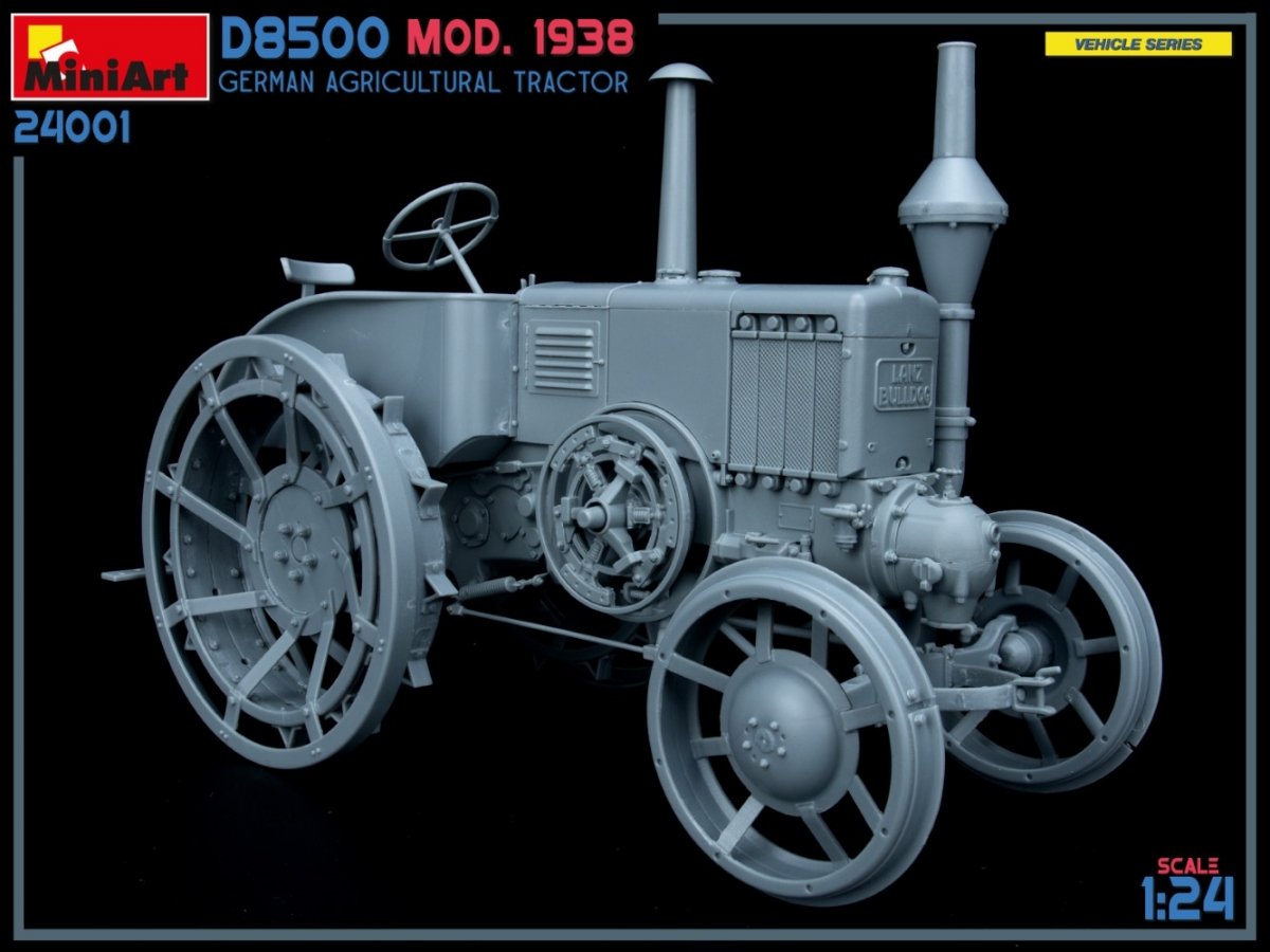 MiniArt 24001 GERMAN AGRICULTURAL TRACTOR D8500 MOD. 1938 1/24 – Bild 11