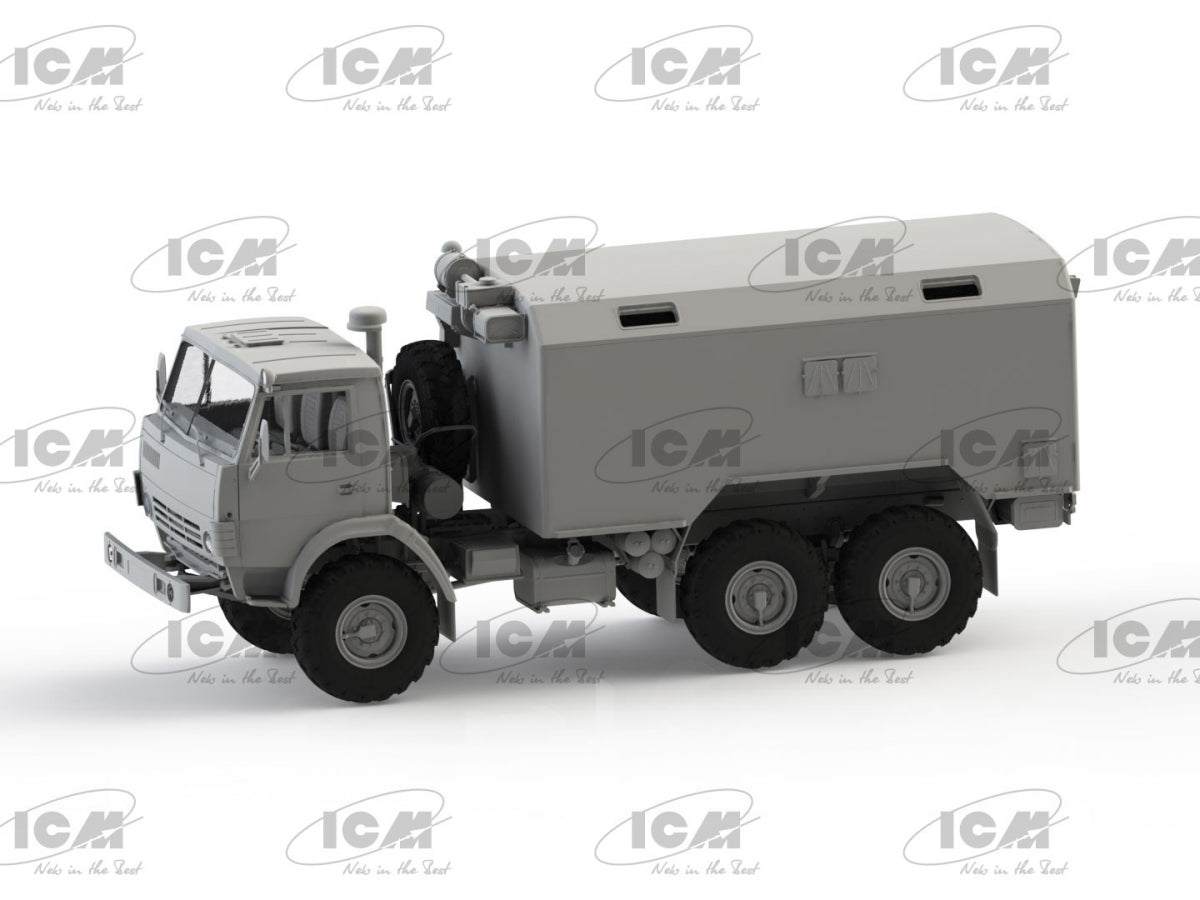 ICM 35004 KAMAZ-4310 Ukrainian Military Box Truck 1/35 – imagen 2