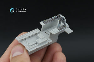 Quinta Studio QDS-48598 F-15C Late/F-15J Late 3D-Printed &amp;amp; coloured Interior on decal paper (Hasegawa) (Small version) 1/48 – immagine 5