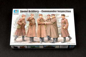 Trumpeter 00428 Soviet Artillery - Commander Inspection 1/35 – immagine 3