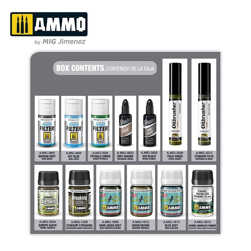 AMMO of Mig Jimenez 7812 Superpack WWII Luftwaffe Aircraft – immagine 2