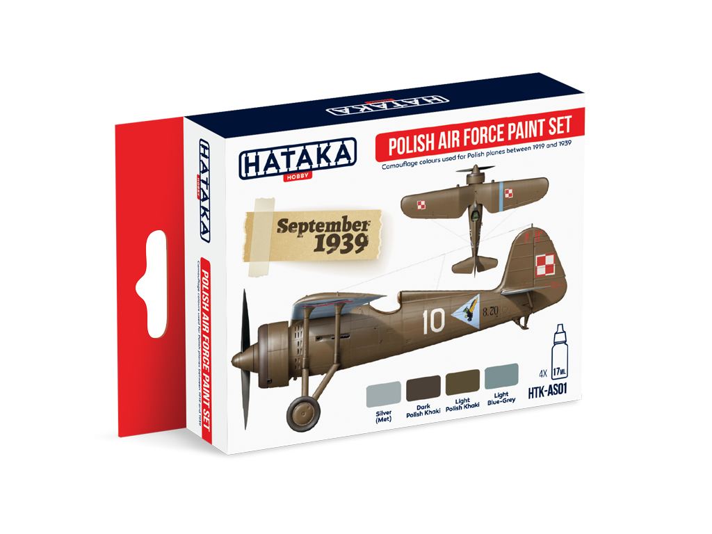 Hataka HTK-AS01 Polish Air Force paint set 4x17ml – Bild 3