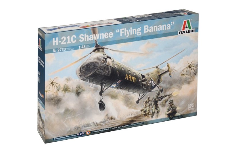Italeri 2733 H-21C SHAWNEE FLYING BANANA 1/48 – image 2