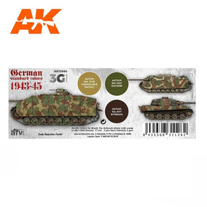 AK Interactive AK11664 3G GERMAN STANDARD COLORS 1943-1945 3x17 ml – immagine 2