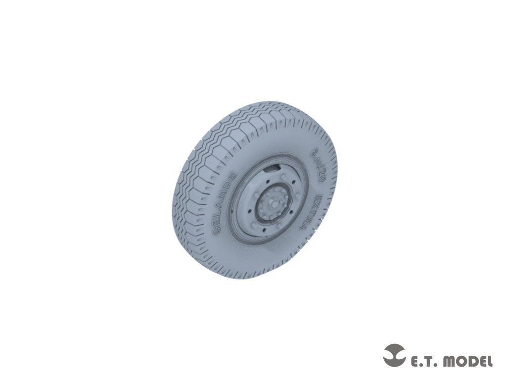 E.T. Model P35-103 WWII German Sd.Kfz.234 Small Diameter Weighted Wheels Type.3 1/35 – zdjęcie 4