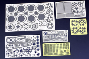 Hobby Design HD02-0358 Suzuki Hayabusa GSX 1300R Detail-Up Set for Tamiya 14090 1/12 – imagen 2