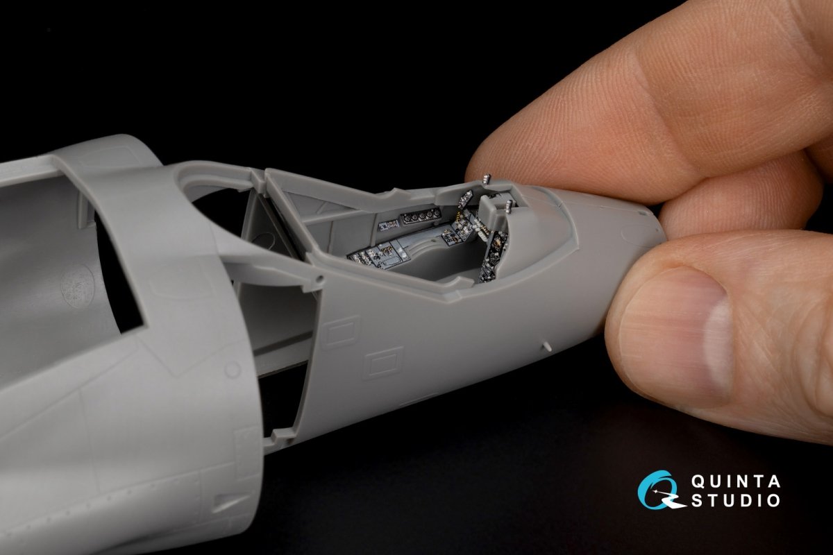 Quinta Studio QDS-48292 AV-8A Late 3D-Printed &amp;amp; coloured Interior on decal paper (Kinetic) (Small version) 1/48 – immagine 10