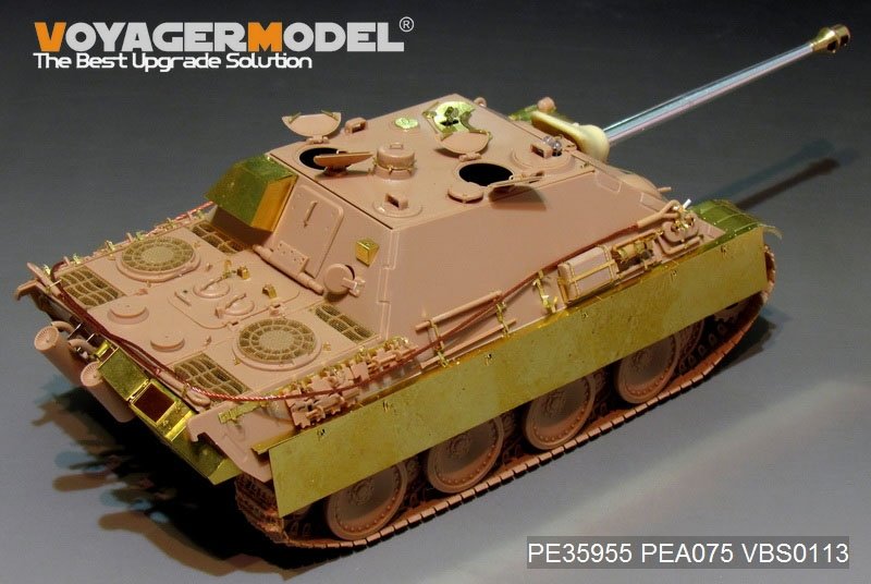 Voyager Model PE35955 WWII Jagdpanther G1 Version For MENG TS-039 1/35 – immagine 9