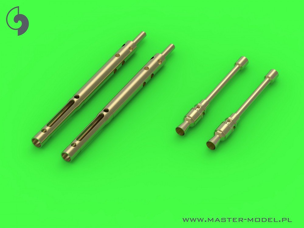 Master GM-35-027 MG-34 « Panzerlauf » - Canons de mitrailleuse allemande - version char sous protection blindée (2 pièces) 1/35