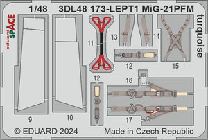 Eduard 3DL48173 MiG-21PFM turquoise SPACE EDUARD 1/48 – immagine 3