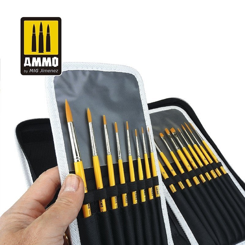 AMMO of Mig Jimenez 8580 Brush Arsenal - Brush Organization &amp;amp; Protective Storage – immagine 2