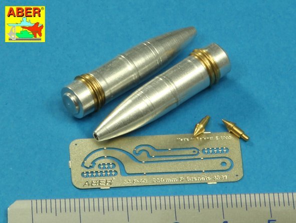 Aber 35P-03 Grenades R allemandes de 280 mm 4341 pour canon à rails Leopold – image 2