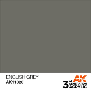 AK Interactive AK11020 Gris anglais 17 ml