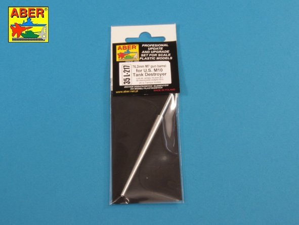 Aber 35L-217 U.S. 76,2 mm M7 gun Barrel for M10 Tank Destroyer 1/35 – zdjęcie 4