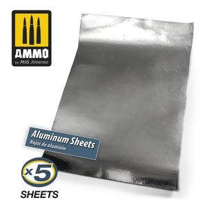 AMMO of Mig Jimenez 8247 ALUMINIUM SHEETS 280x195 mm – immagine 2