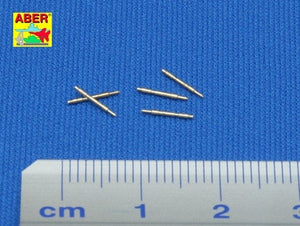 Aber 72L-33 Zestaw 5 luf do niemieckich czołgowych karabinów maszynowych MG 34 / Set of 5 Barrels for German Tank MG 34 machine guns 1/72 – zdjęcie 2