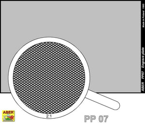 Aber PP07 Engrave plate (88 x 57mm) - pattern 07 – zdjęcie 2