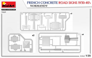 MiniArt 35669 FRENCH CONCRETE ROAD SIGNS 1930-40&amp;#39;S. NORMANDY 1/35 – image 3