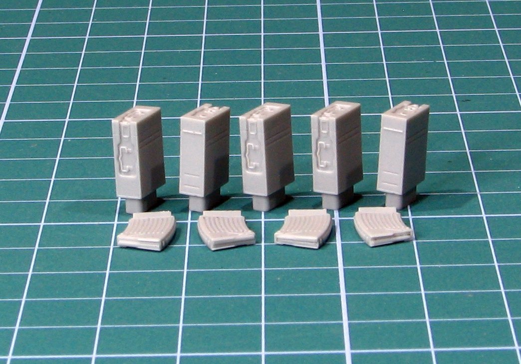 EUREKA XXL E-043 2 cm FlaK38 ammo boxes and magazines 1/35 – Bild 6