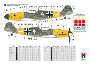 Hobby 2000 32014 Bf 109 F-4 Early (HASEGAWA + CARTOGRAF + MASQUES + PIÈCES EN MÉTAL) 1/32 – image 3
