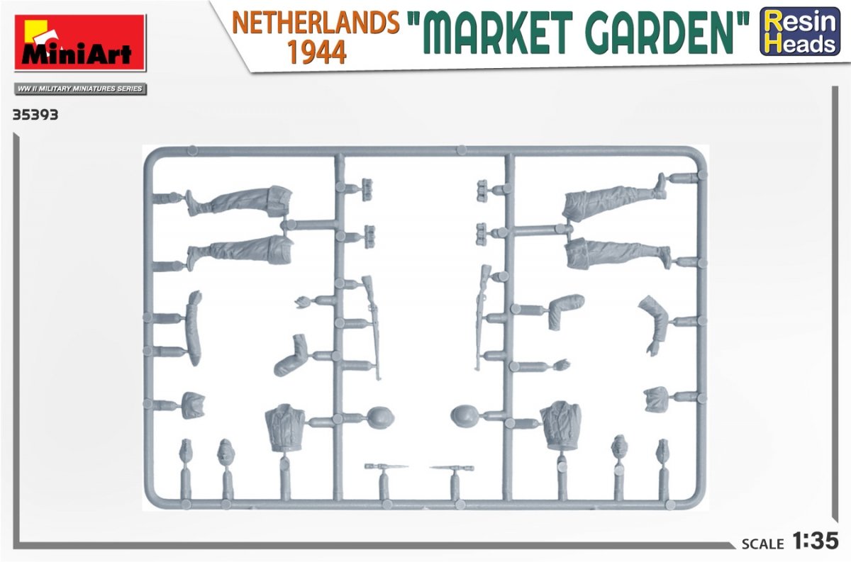 MiniArt 35393 MARKET GARDEN NETHERLANDS 1944. RESIN HEADS 1/35 – Bild 5