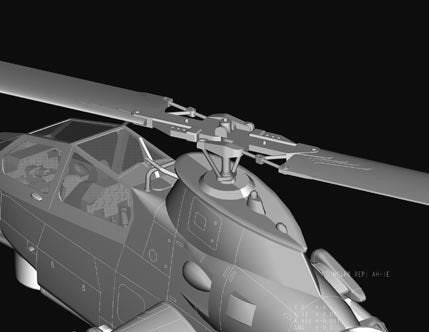 Hobby Boss 87224 AH-1F Cobra Attack Helicopter 1/72 – Bild 11
