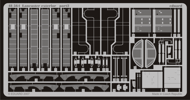 Eduard BIG4882 LANCASTER 1/48 TAMIYA – immagine 12