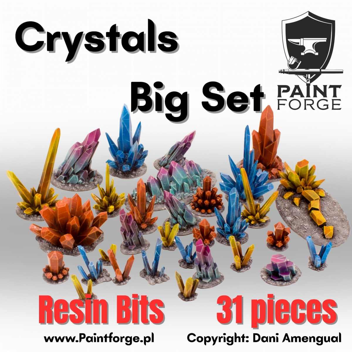 Paint Forge PFRB5003 Crystals Big Set