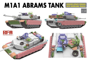 Rye Field Model 5120 M1A1 ABRAMS TANK Ukraine Update Version with Workable Tracks 1/35 – image 2