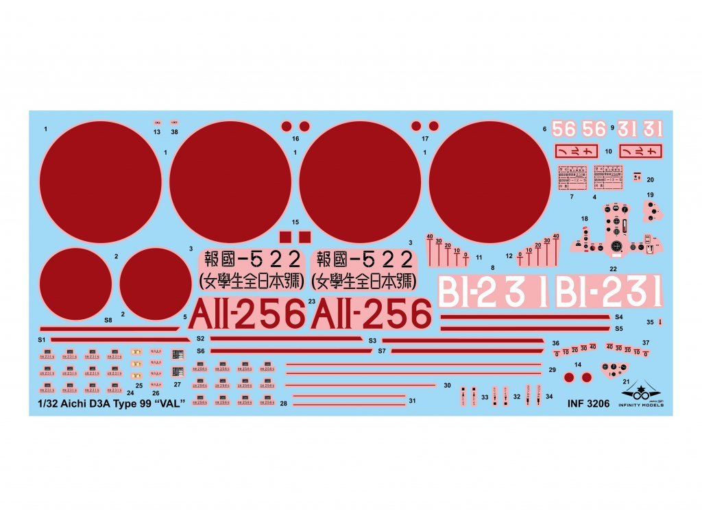 Infinity Models INF3205 Aichi D3A1 Val 1/32 – imagen 6