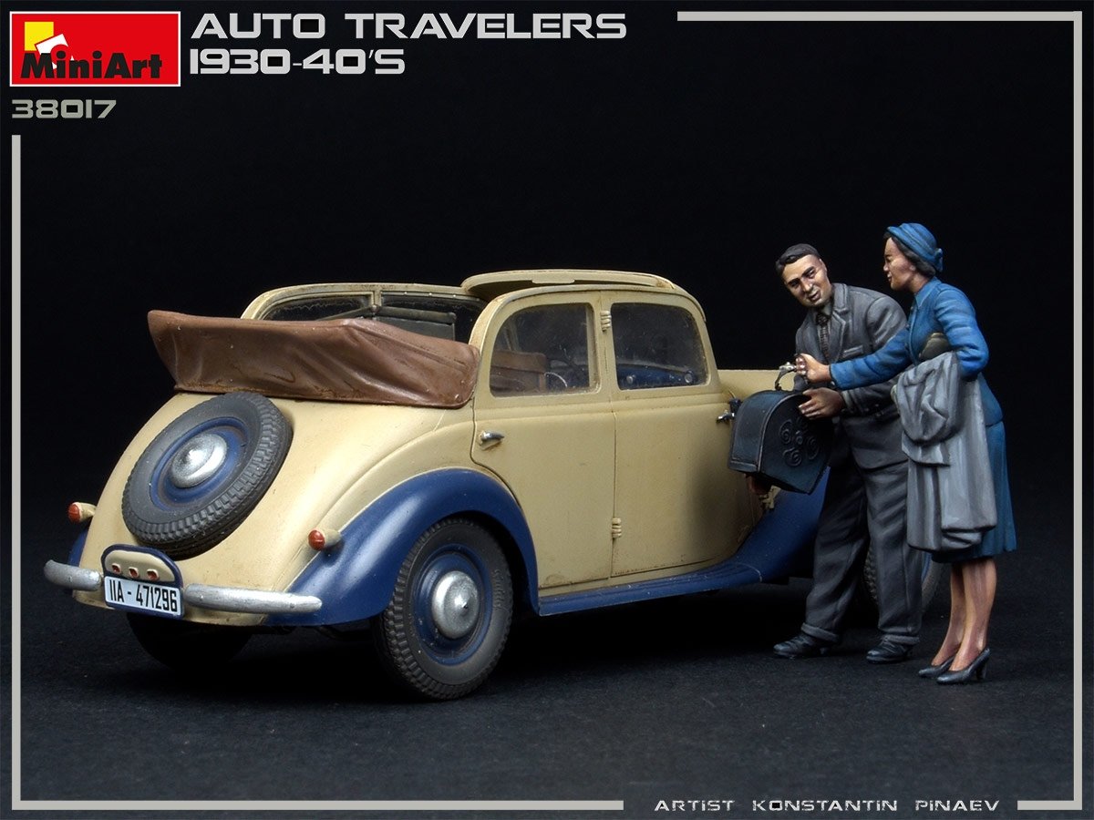 MiniArt 38017 AUTO TRAVELERS 1930-40S 1/35 – immagine 9