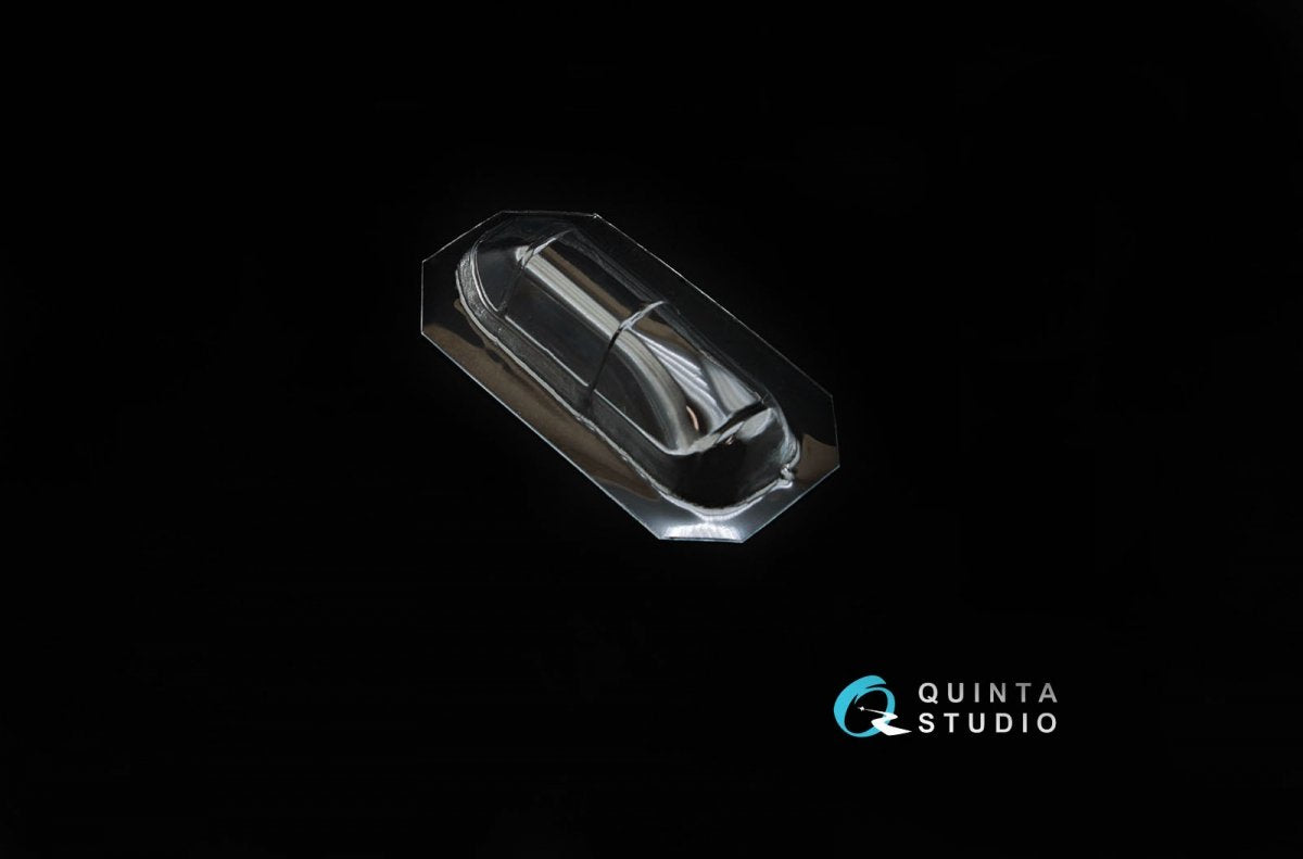 Quinta Studio QC48001-S Yak-3 vacuformed clear canopy 1 pcs (for 4814 Zvezda kit) 1/48 – immagine 3