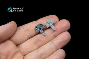 Intérieur imprimé en 3D et coloré sur papier décalcomanie Quinta Studio QD48042 F/A-18A (pour Kinetic) 1/48 – image 7