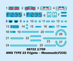 Trumpeter 06722 HMS TYPE 23 Frigate – Monmouth(F235) 1/700 – Bild 3