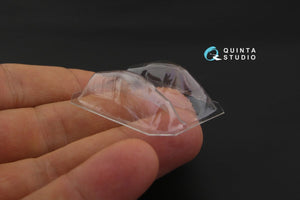 Quinta Studio QC72023 F4U-1 Corsair (Bird cage) vacuformed clear canopy (for Tamiya kit) 1/72 – Bild 6
