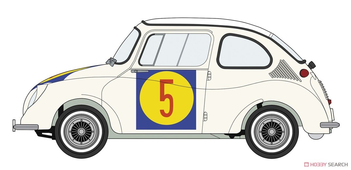 Hasegawa 20465 Subaru 360 1963 1st Japan GP C-I Class 1/24 – immagine 2