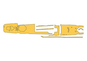 Hasegawa QG70 (72170) Linoleum Masking Sheet fo Yugumo Class 1/700 – Bild 2