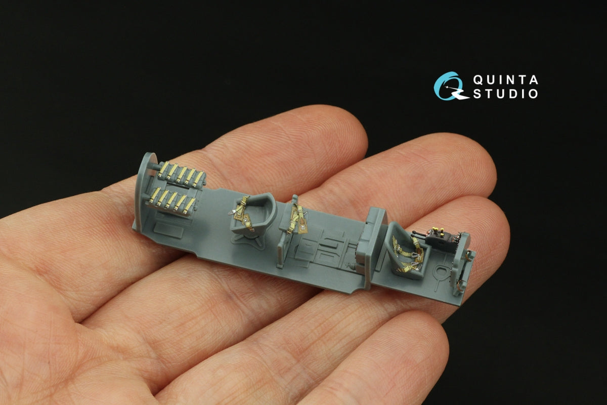 Quinta Studio QD72179 Bf 110C/D/E 3D-Printed &amp;amp; coloured Interior on decal paper (Eduard) 1/72 – zdjęcie 8