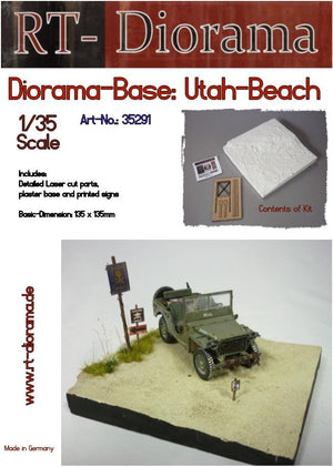 RT-Diorama 35291 Diorama-Base: &amp;quot;Utah beach&amp;quot; 1/35