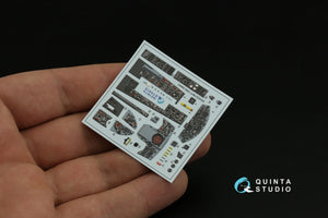 Quinta Studio QDS-32180 F-104S 3D-Printed coloured Interior on decal paper (Italeri) (small version) 1/32 – immagine 4