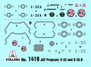 Italeri 1419 JSF Program X-32A and X-35B 1/72 – Bild 3