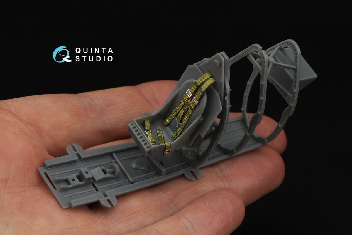 Quinta Studio QR+32046 Ceintures de sécurité pour avions de chasse britanniques, milieu de la Seconde Guerre mondiale (avec boucles métalliques) (Tous les kits) 1/32 – image 9
