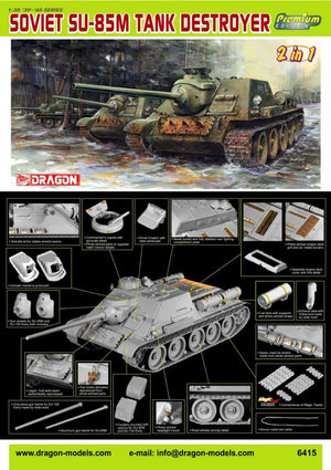 Dragon 6415 Chasseur de chars soviétique SU-85M (1/35)  – image 2