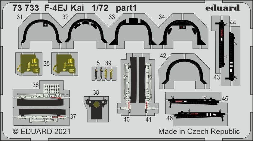 Eduard 73733 F-4EJ Kai for FINE MOLDS 1/48 – zdjęcie 3