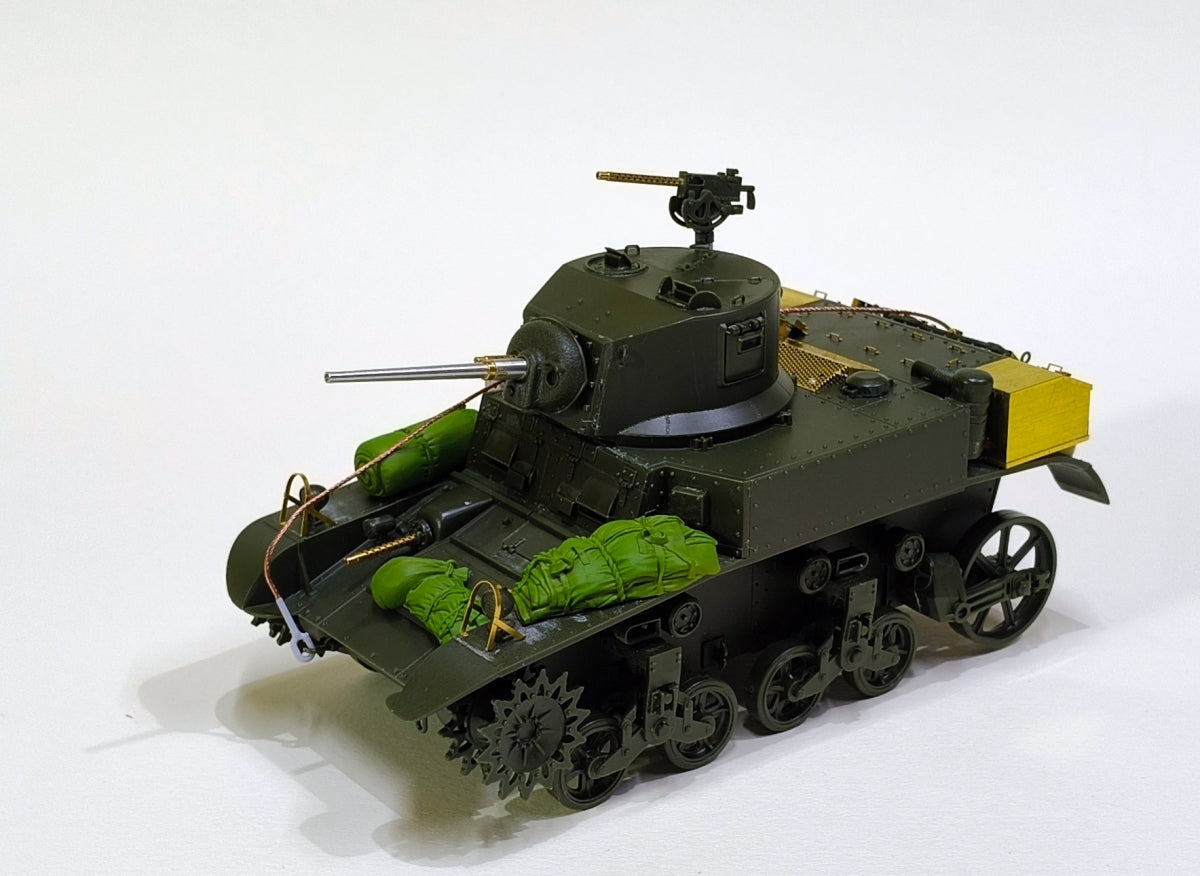 Eureka XXL ER-3585 Zestaw waloryzujący do czołgu lekkiego US M3A1 STUART. dopasowany do modeli Academy/Italeri / Upgrade set for the US M3A1 STUART light tank, fits Academy/Italeri kit 1/35