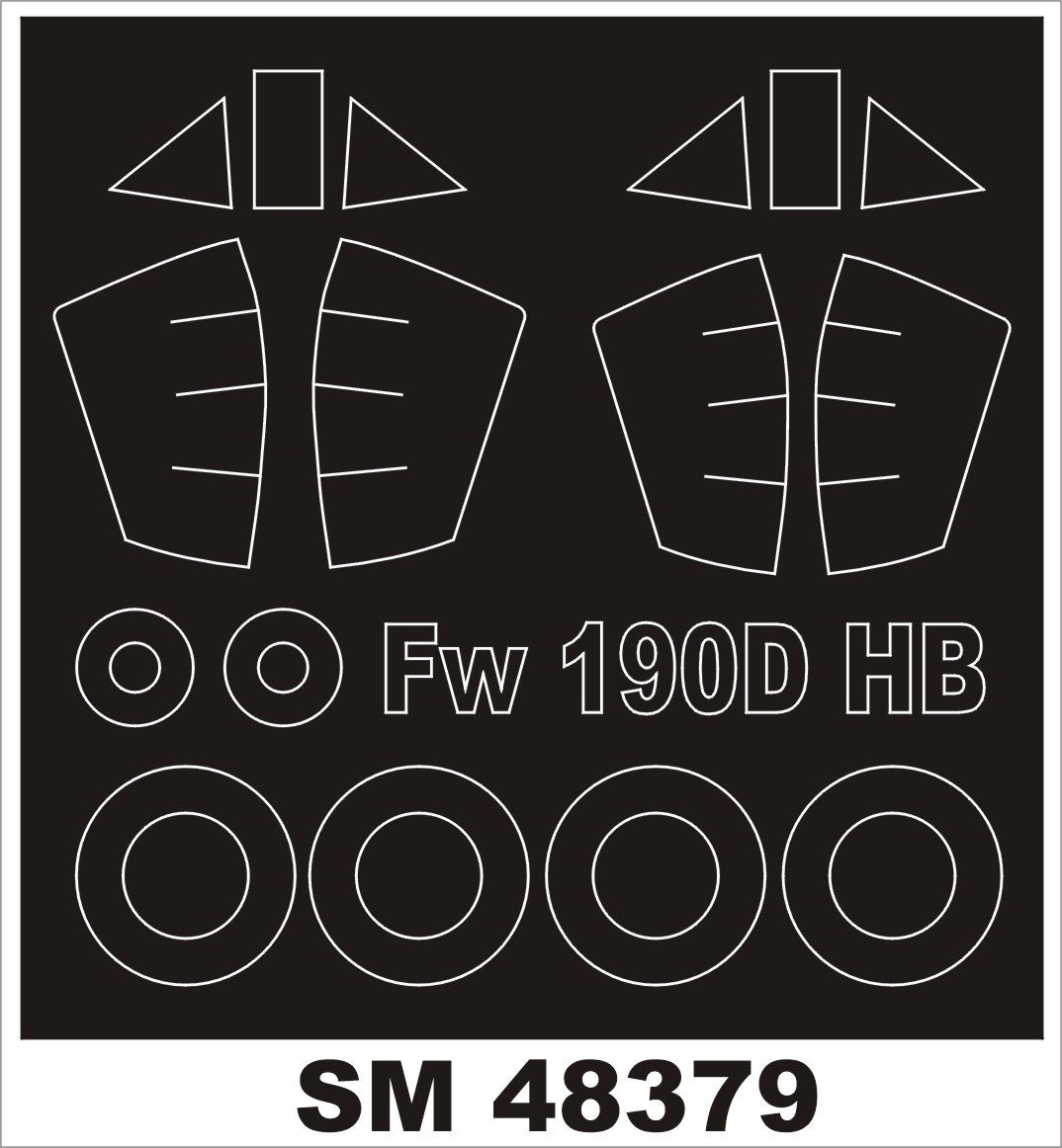 Montex SM48379 FW 190D-9 HOBBY BOSS