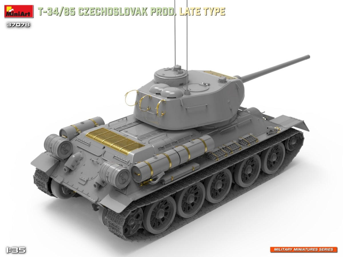 MiniArt 37078 T-34/85 Czechoslovak Prod. Late Type 1/35 – imagen 5