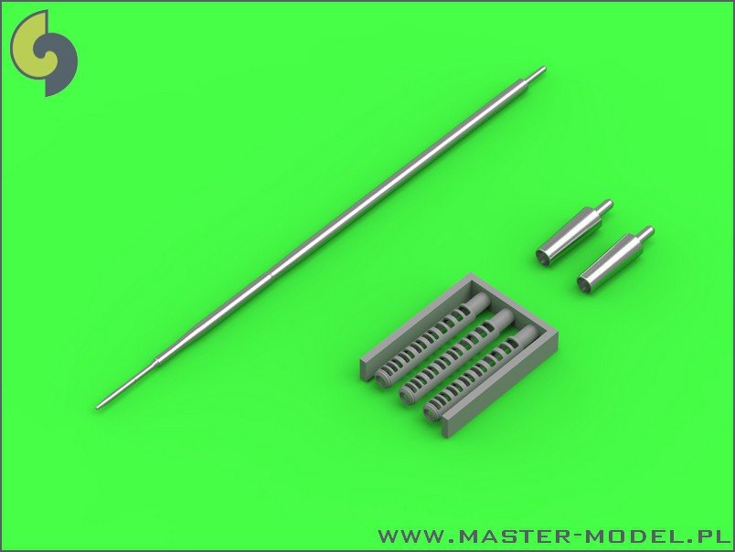 Master AM-48-093 Shenyang J-6/F-6 - gun barrels set & Pitot Tube 1/48