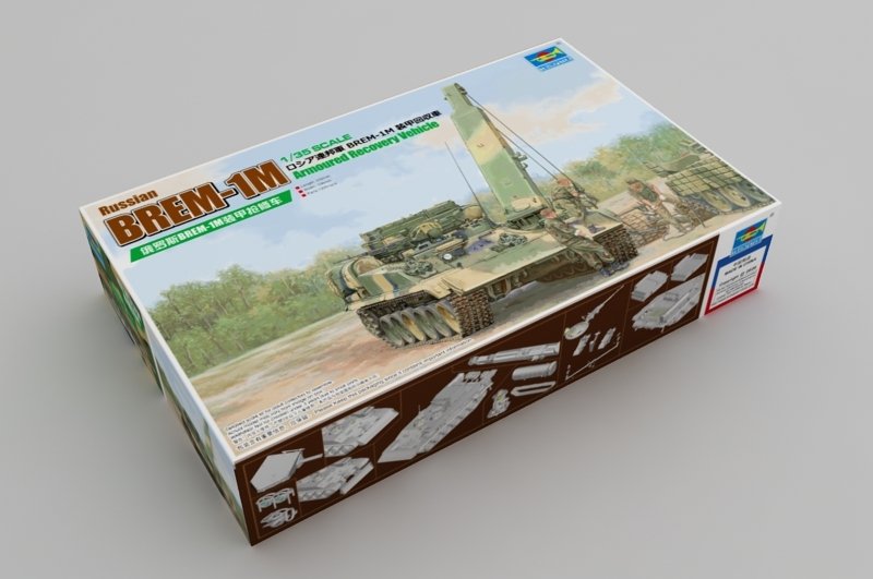 Trumpeter 09554 Russian BREM-1M Armoured Recovery Vehicle 1/35 – zdjęcie 2